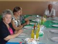 2010 r. 8.08. Krzczonowice. II SPOTKANIA PO LATACH. Od lewej - nauczycielka p. Hanna Jakubowska, Krystyna Puławska żona Witolda, Zofia Dulna, Waldemar Ćwik. Zdj. nades. Maria Libuda 08/2010 r.