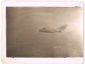 1956 r.Wrocław - porucznik Zdzisław Góra( widoczny w kabinie) na polskim niebie pędzi swoim Migiem-15 nr 36 z prędkością ok. 1000 km/godz.Zdj. nadesłał Z.Góra 24.02.2014 r.