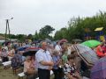 6.08.2017 r.Krzczonowice,plac przed szkołą.Msza św. trwa,liturgia eucharystyczna- Komunia św.Zdj.Krzysztof Granat